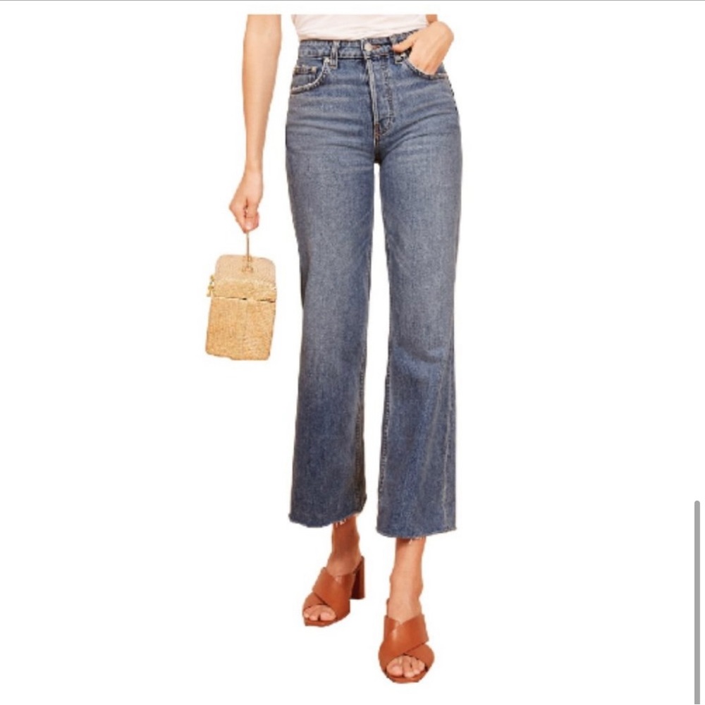 Reformation Fawcett Jeans in Celtic Wash
